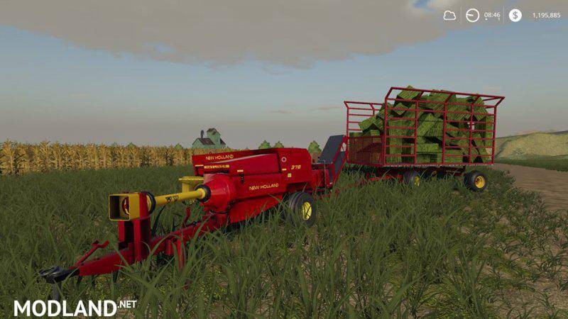 New Holland 378 small square baler