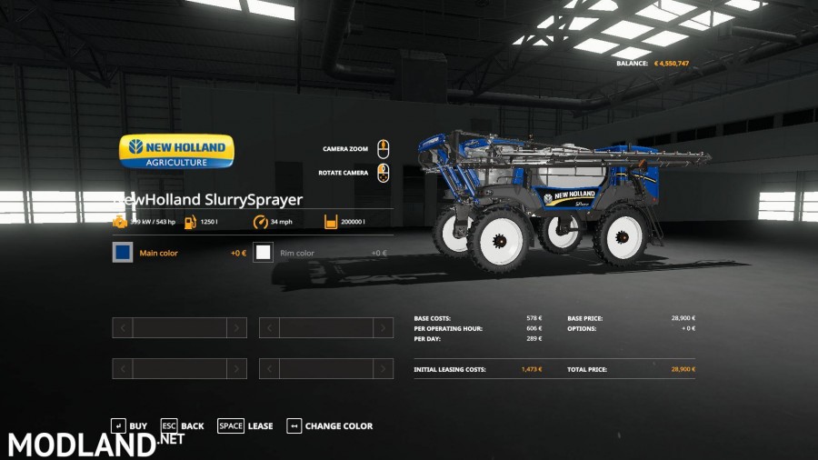 NewHolland Slurry Sprayer