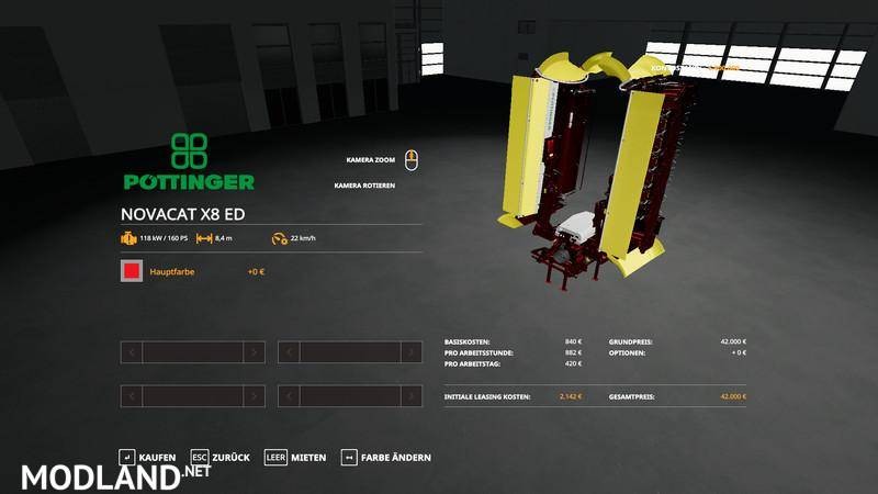 Pottinger NovaCat X8ED