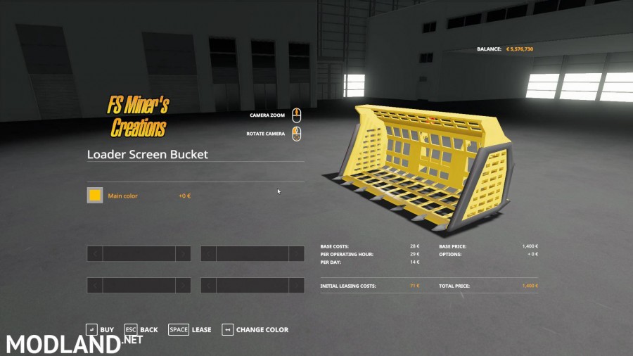 Screen Bucker For Wheel Loaders