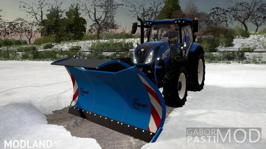 Snow pack with optional parts