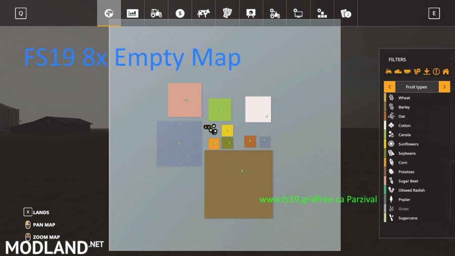 8X Empty Map