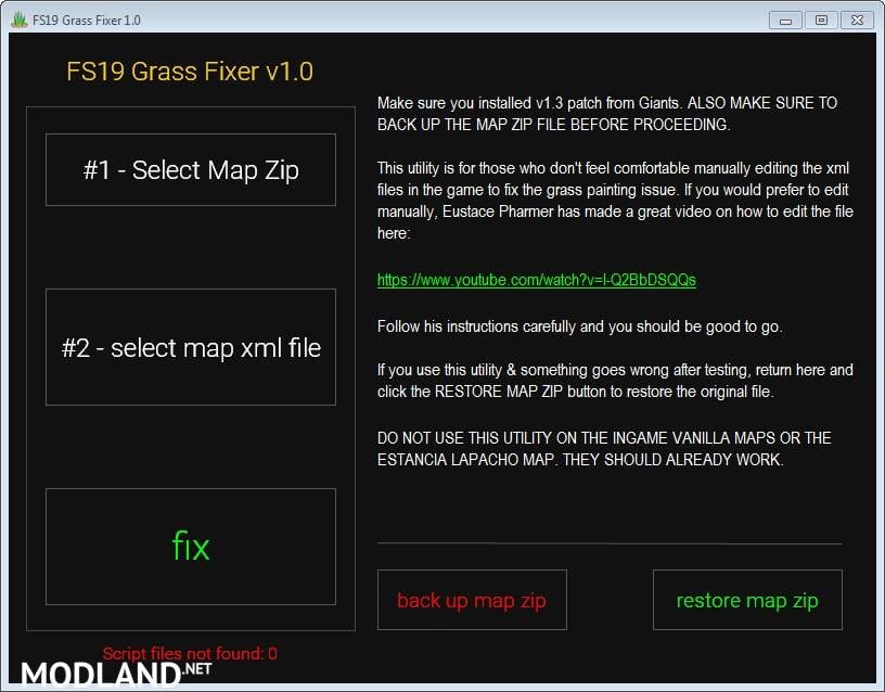 Free Grass Fix Tool