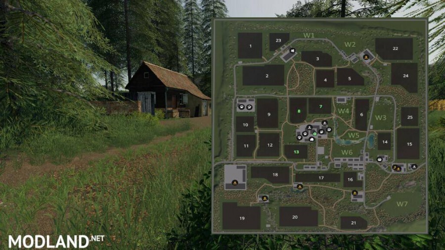 Dreisternhof Map