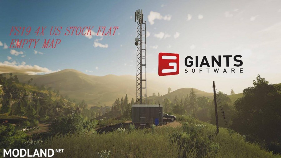 FS19 4X US Stock Flat