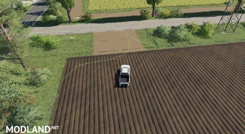 AutoDrive courses for North Frisian march without trenches