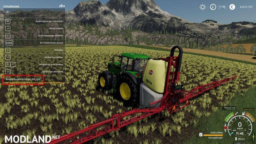 Variable Spray Usage