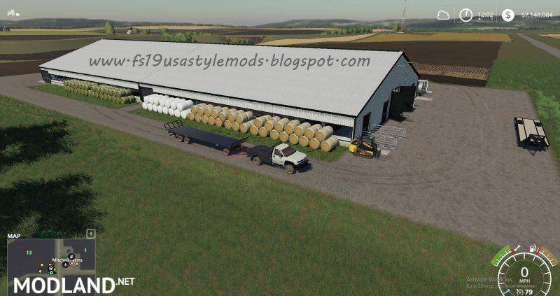 FS19 Big Cow Shed