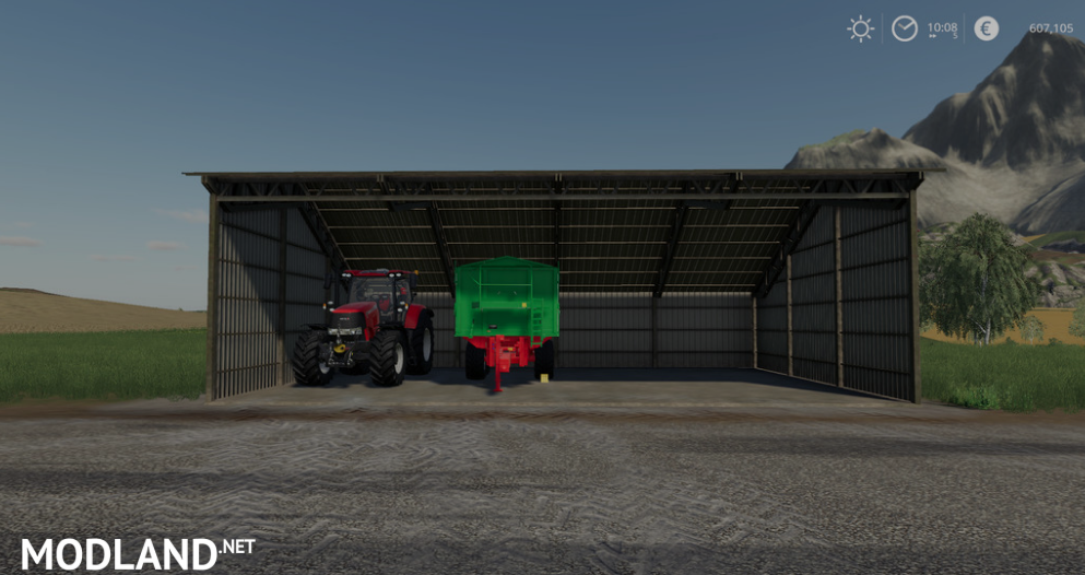 FS 19 Corrugated Machineshed