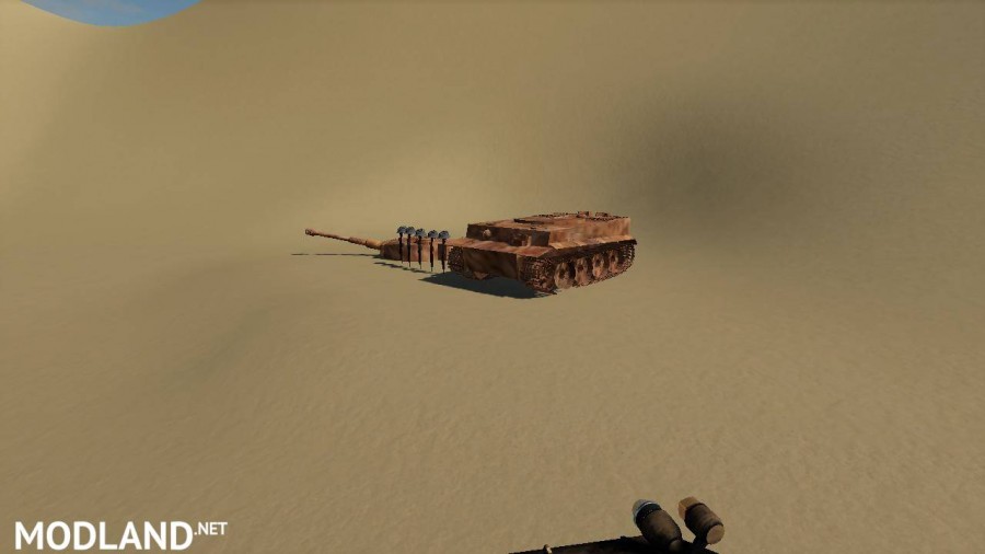 Destroyed Tiger 1 tank