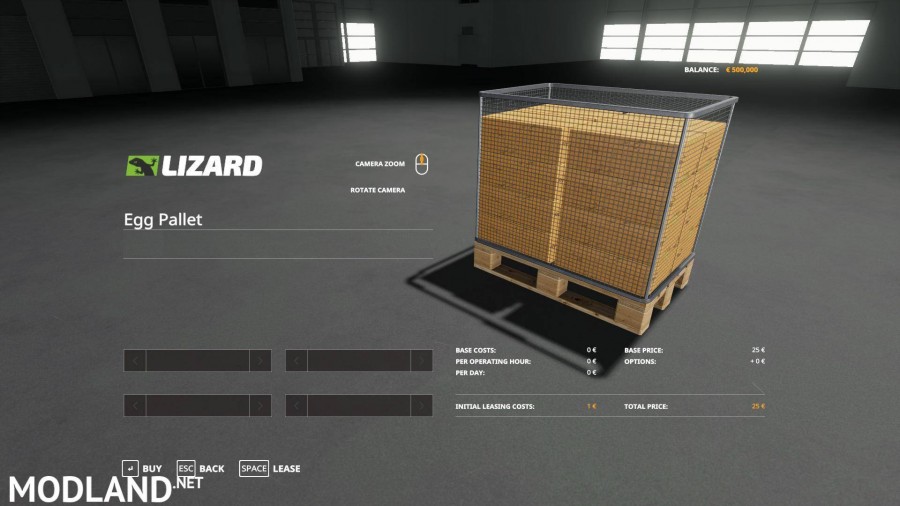 Egg pallet 14400