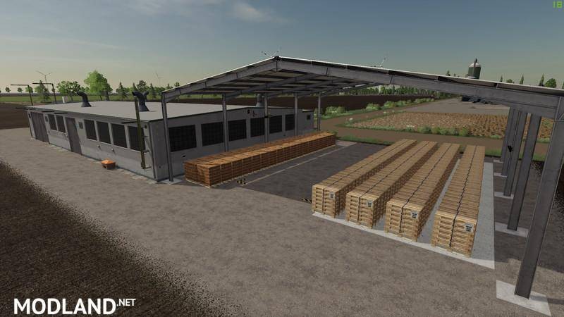 Euro pallet production with Global Company Script