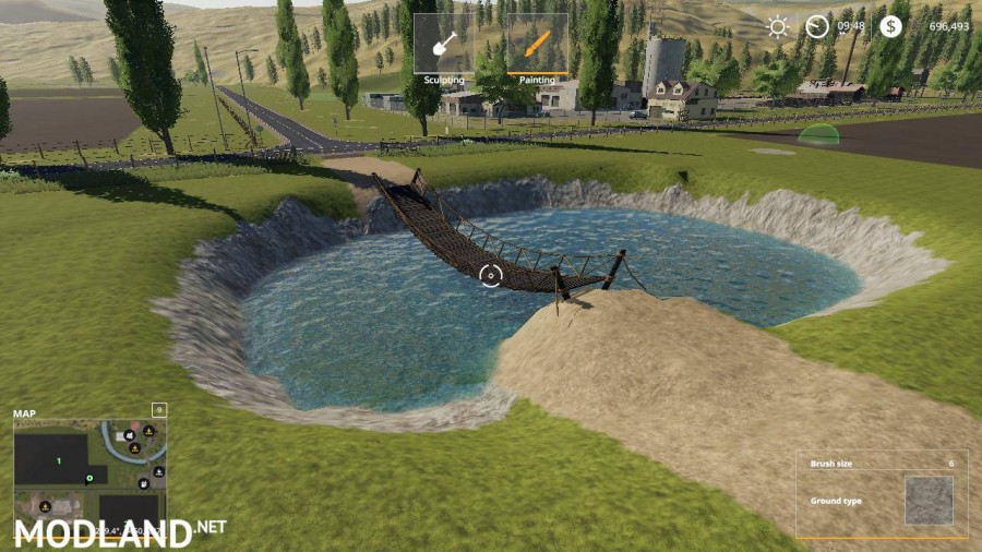 FS19 Rope Bridge