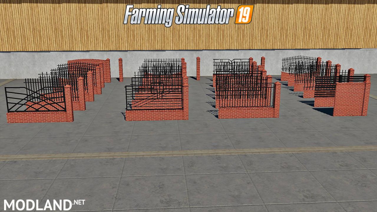 PLACEABLE Fences and Post Pack 2