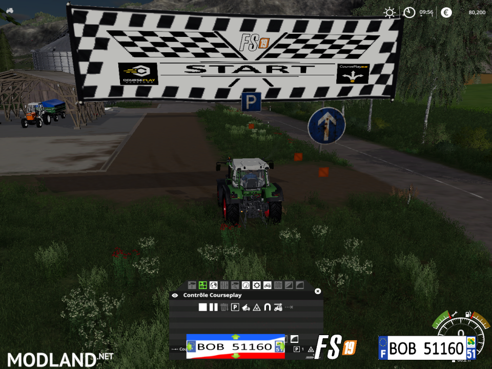 FS19 Pack Starting Point For Course Play By BOB51160
