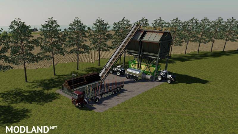 Global company placeable wood chipper