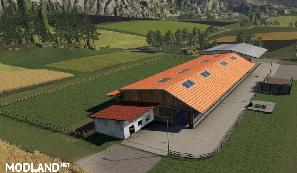 Placeable cow pasture / dairy farm