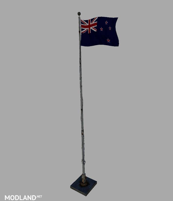New Zealand flagpole