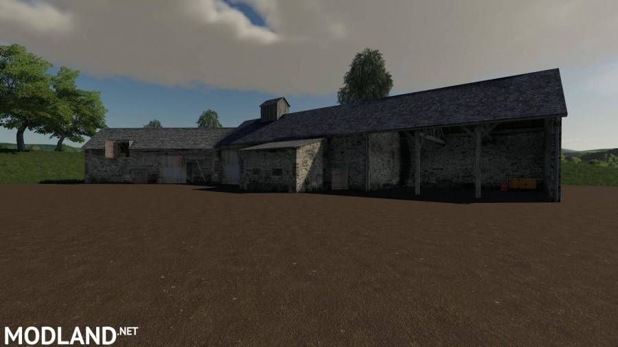Old Stone Barn Placeable