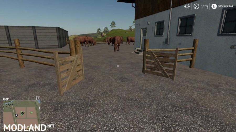 Placeable small cow yard