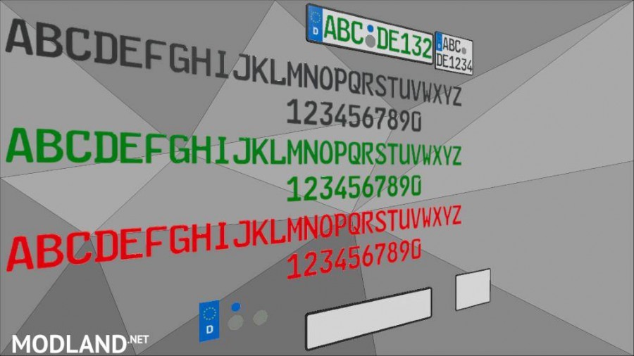 Simple License Plate Building Kit