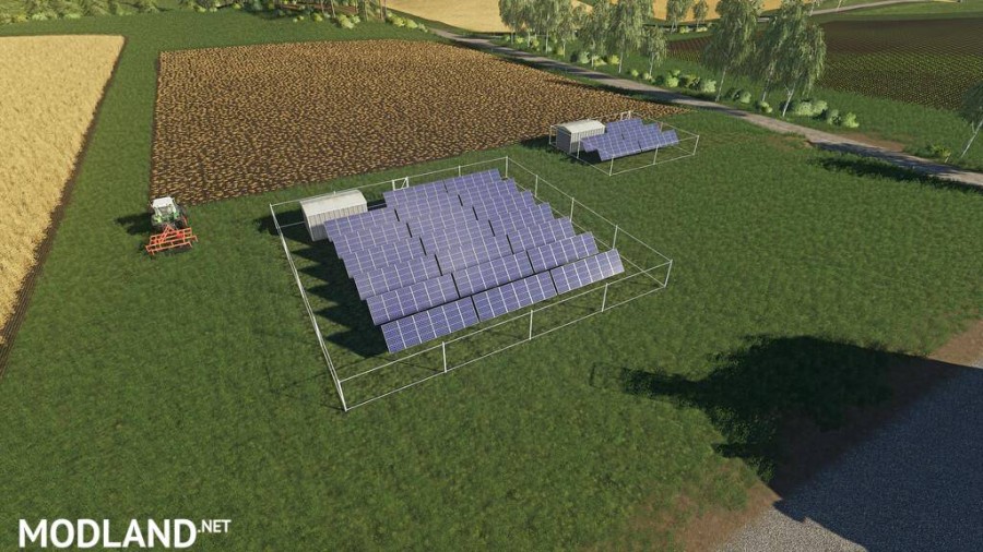 Solar Field Large And Small