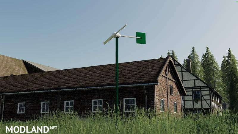 Two-wing mini wind turbine
