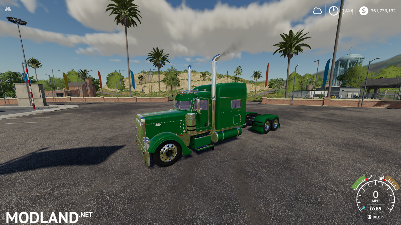 Peterbilt 379 Blue Red Green Pack