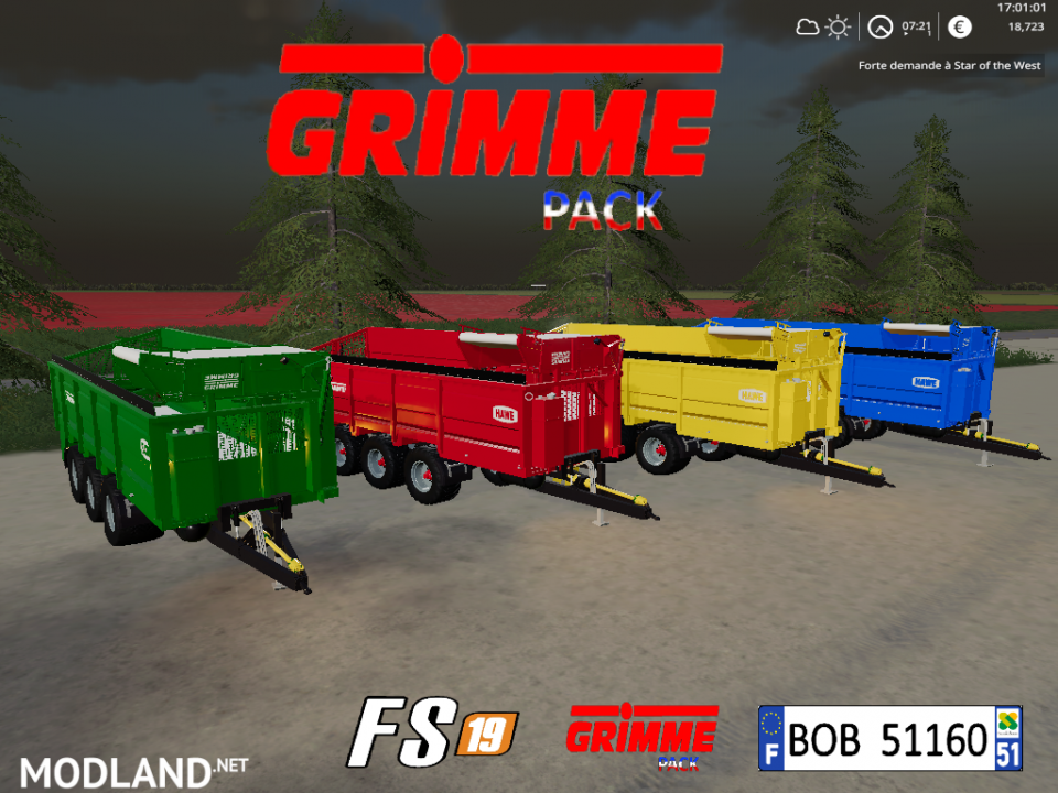 FS19 Grimme Pack by BOB51160