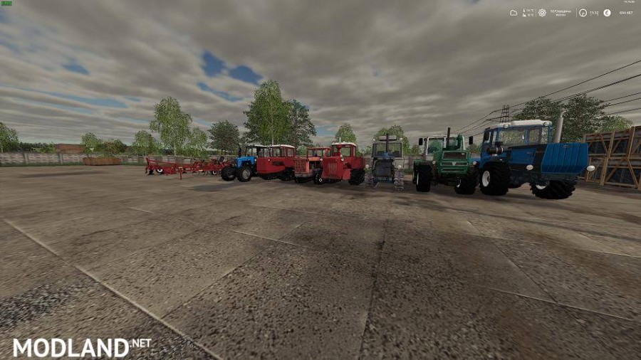 Russian Pack Tractors + Implements & Tools