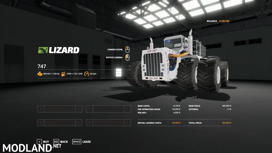 Big bud 747 (all Wheel steer)