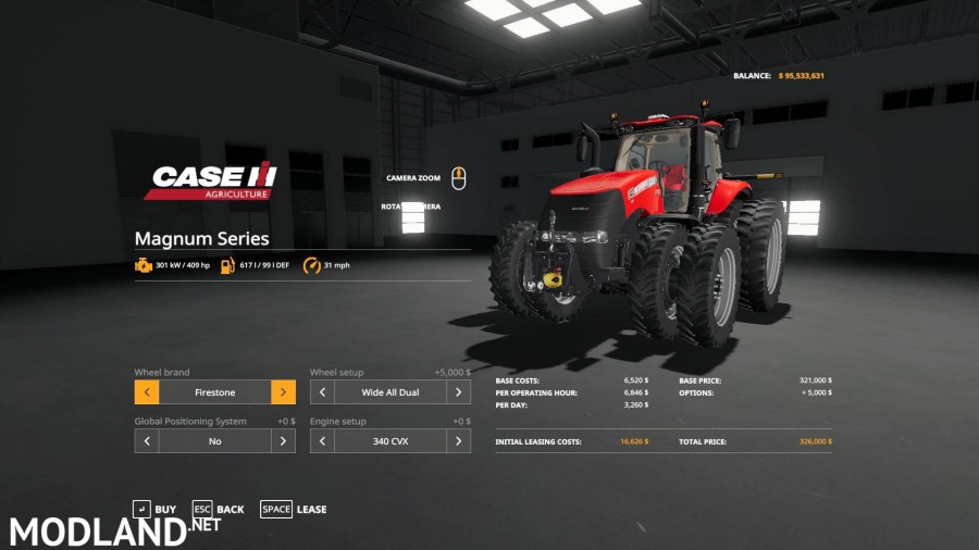 Case IH Magnum US w/Helicopter Tanks
