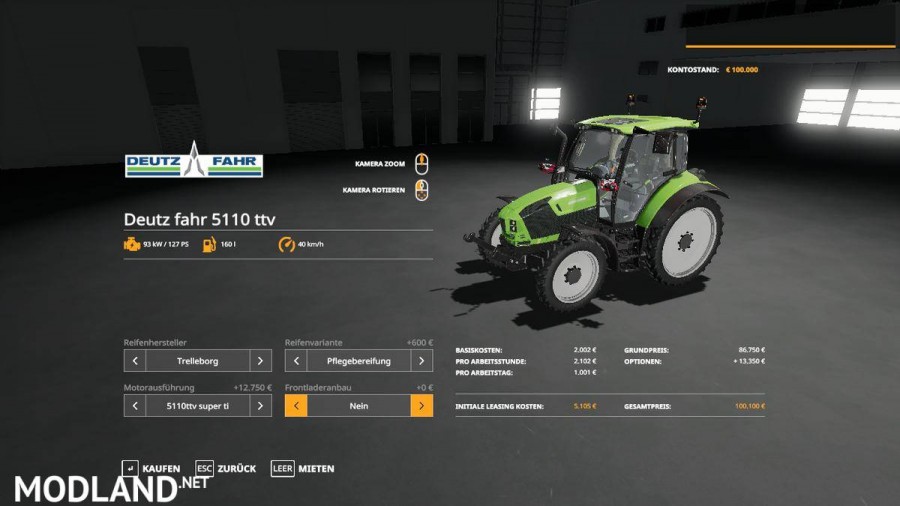 Deutz fahr 5110 ttv