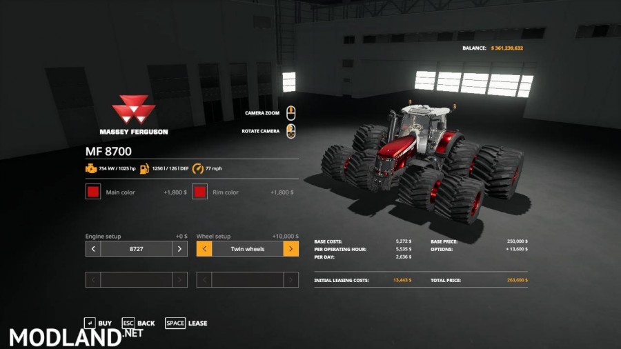 Eagle355th Massey Ferguson 8700