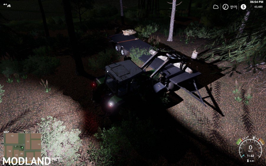 Fendt Favorit 500 tractor - shadow lights