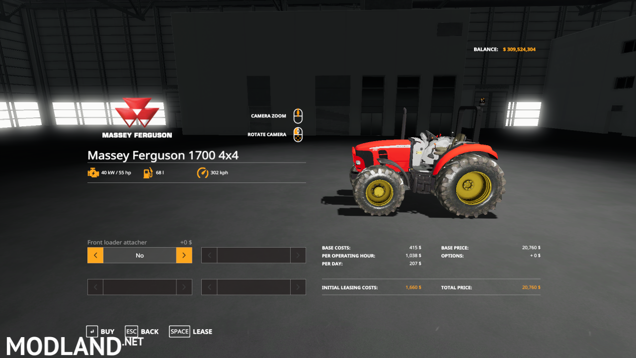 FS19 MF 1700 4x4
