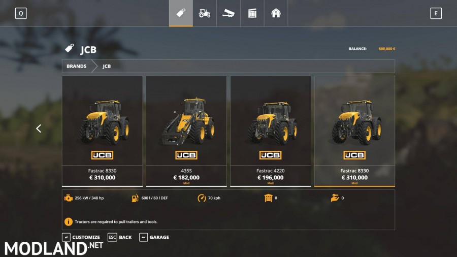Jcb Tractors