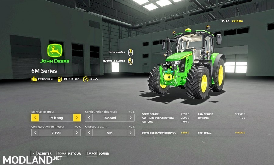 John Deere 6M 2020