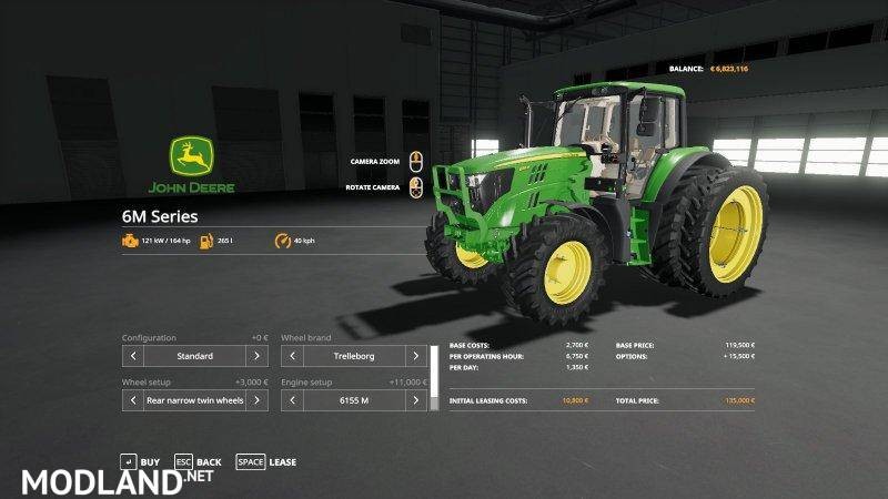 John Deere 6M Custom