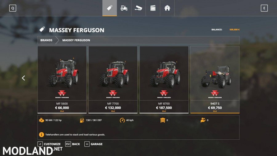 Massey Ferguson tractors