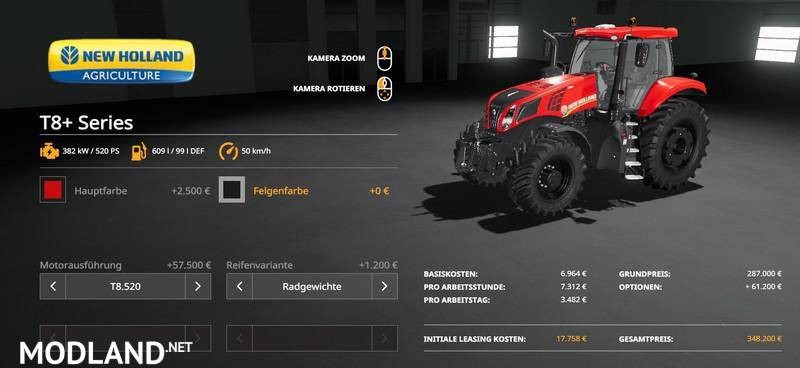 New Holland T8+ Series