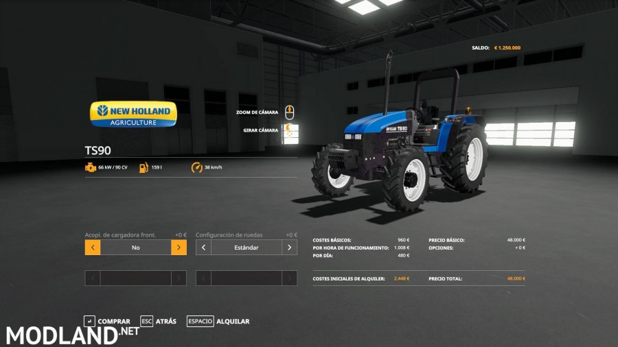 NEW HOLLAND TS90
