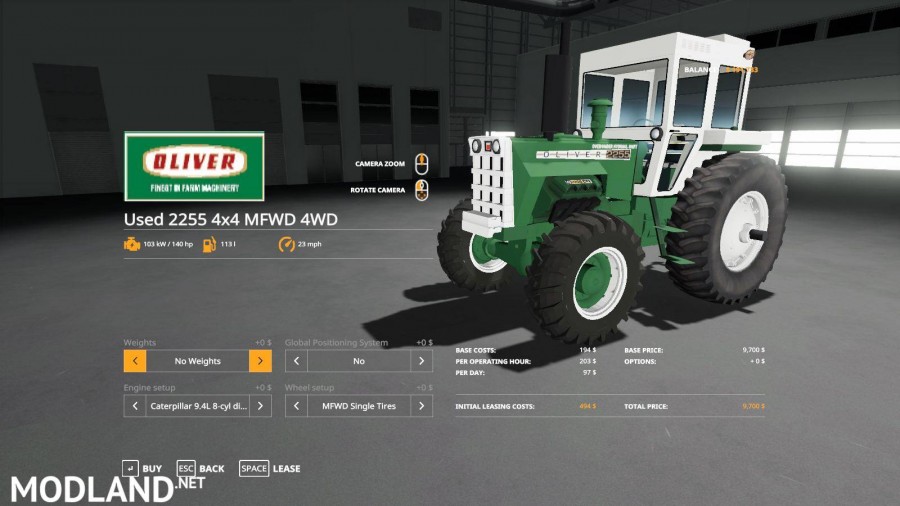 Oliver 2255 MFWD