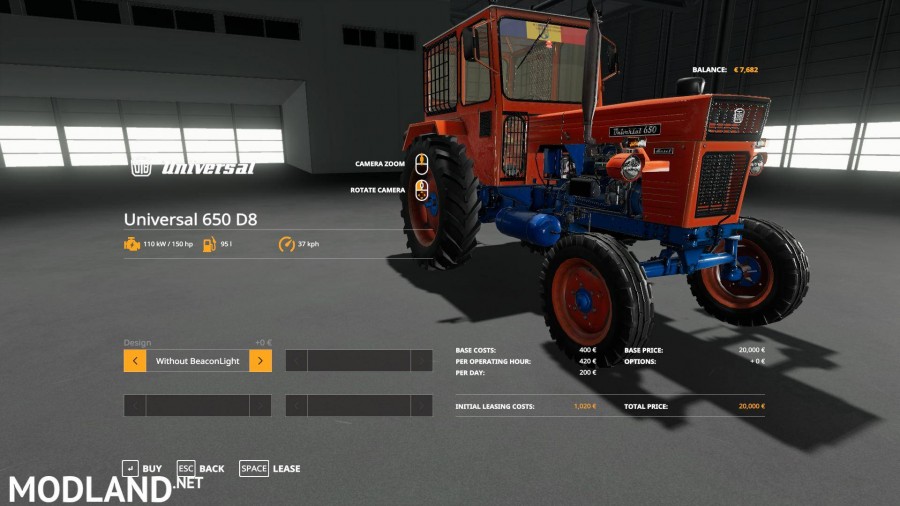 Universal 650 D8