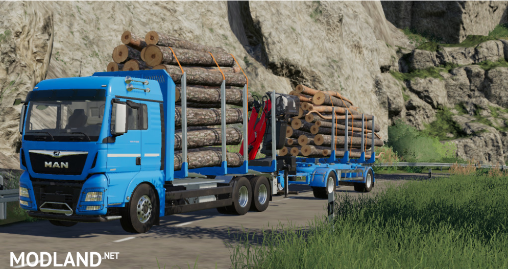 Biobeltz Turntable Timbertrailer - FS 19