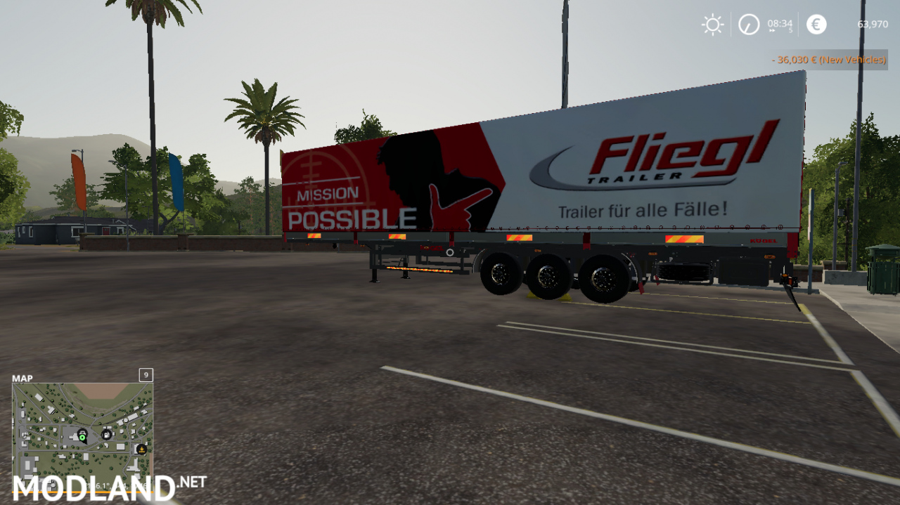 FS19 FLIEGL AUTOLOADER TRAILER