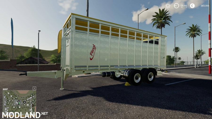 Fliegl animal trailer