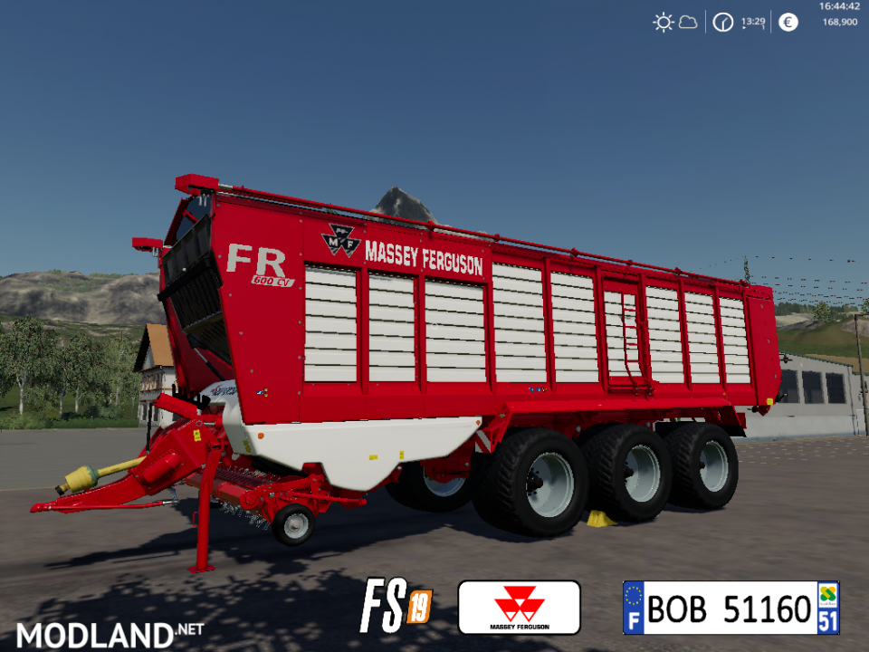 FS19 Massey Ferguson FR600CV by BOB51160
