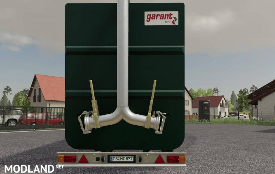 Kotte Garant FRC with licenseplate and hoses