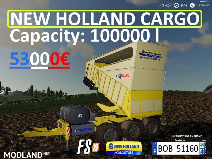 New HOLLAND CARGO By BOB51160
